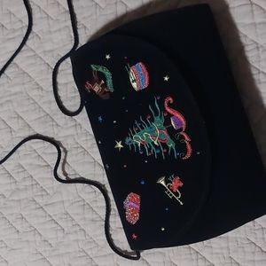 Vintage Christmas clutch